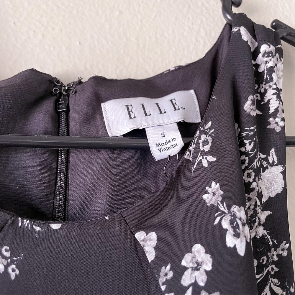 Elle Floral Black Dress - Picture 6 of 12